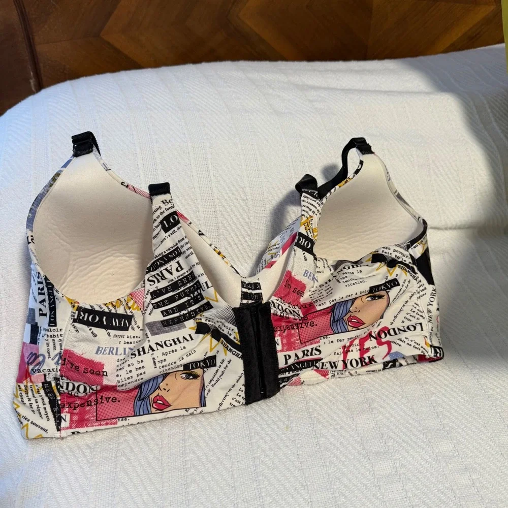Torrid Dream Wireless Bra lightly lined lingerie top back smoothing Sculptin 40G